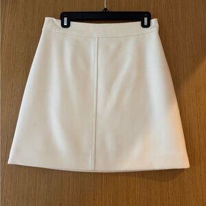 J. Crew Cream A-Line Skirt